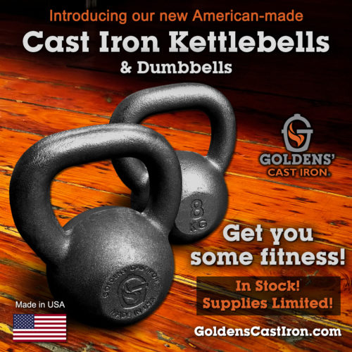 Goldens' Cast Iron Kettlebells